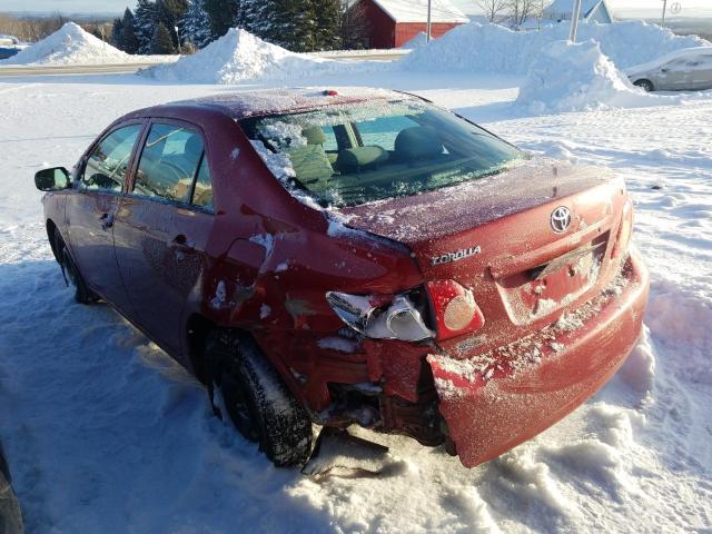 Photo 2 from auction – 2009 TOYOTA COROLLA CE with VIN 2T1BU40E49C043940