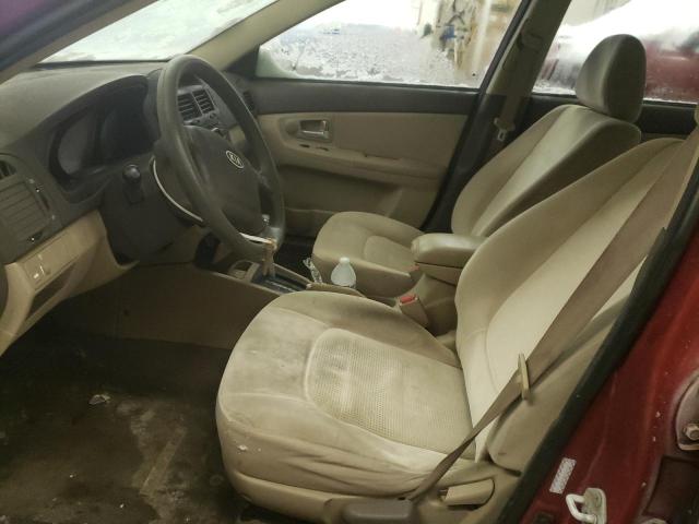 Photo 7 from auction – 2009 KIA SPECTRA EX with VIN KNAFE221695632737