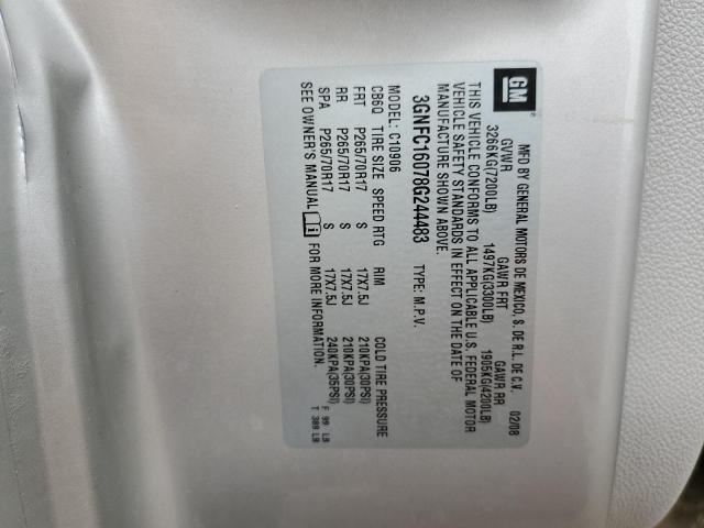 Photo 14 from auction – 2008 CHEVROLET SUBURBAN C with VIN 3GNFC16078G244483
