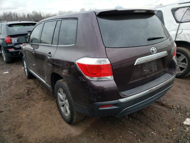 Photo 2 from auction – 2013 TOYOTA HIGHLANDER with VIN 5TDZK3EH1DS110530