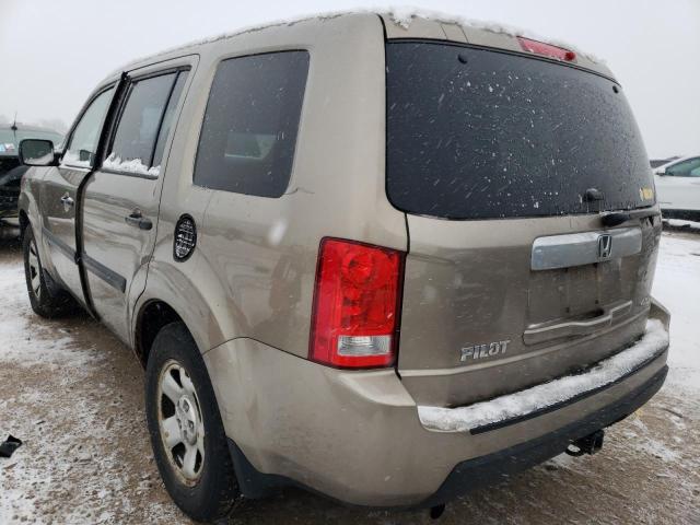 Photo 2 from auction – 2010 HONDA PILOT LX with VIN 5FNYF4H25AB026241