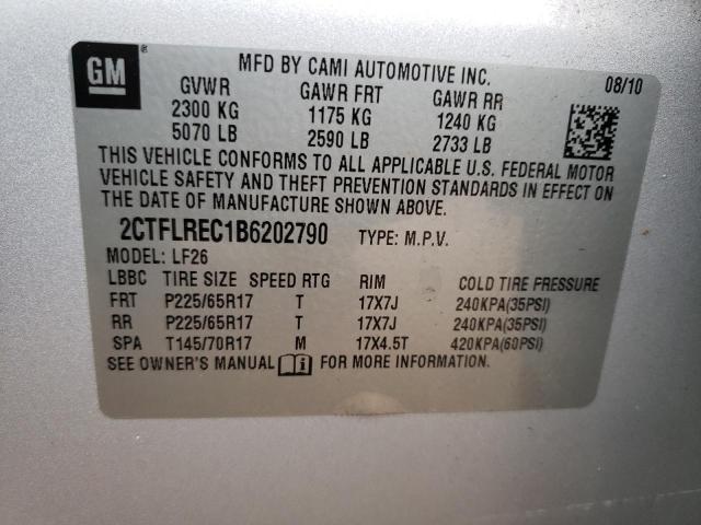 Photo 14 from auction – 2011 GMC TERRAIN SL with VIN 2CTFLREC1B6202790