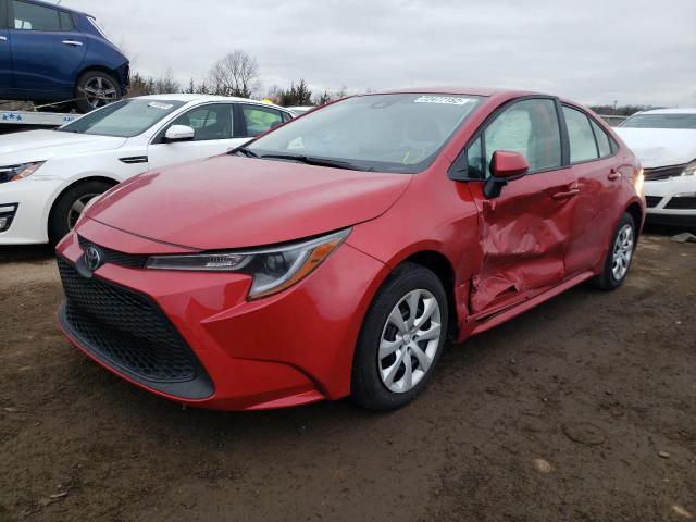 TOYOTA COROLLA LE 2021 with VIN JTDEPMAE9MJ157867 - Photo from auction