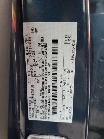 Photo 14 from auction – 2018 FORD ESCAPE SEL with VIN 1FMCU9HD3JUC13298