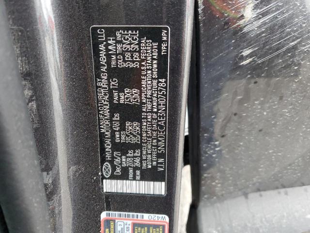 Photo 14 from auction – 2022 HYUNDAI TUCSON LIM with VIN 5NMJECAE3NH075784