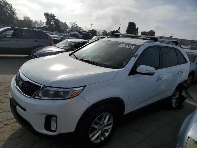 KIA SORENTO LX 2014 with VIN 5XYKT4A7XEG477152 - Photo from auction