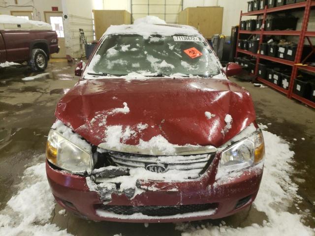 Photo 5 from auction – 2009 KIA SPECTRA EX with VIN KNAFE221695632737