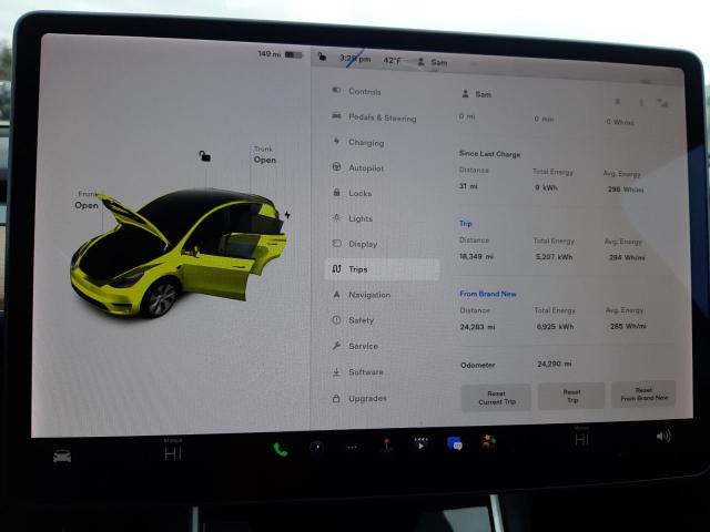 Photo 9 from auction – 2020 TESLA MODEL Y with VIN 5YJYGDEF2LF012126