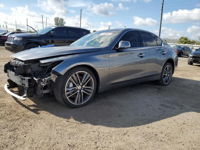 INFINITI Q50 BASE 2015 with VIN JN1BV7AR8FM397199 - Photo from auction