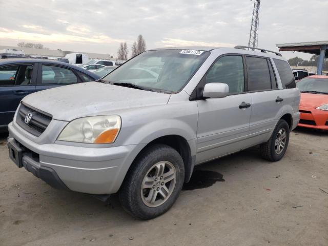HONDA PILOT EXL 2003 with VIN 2HKYF18653H582619 - Photo from auction