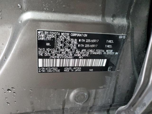 Photo 14 from auction – 2015 TOYOTA RAV4 LE with VIN JTMZFREV1FD054861