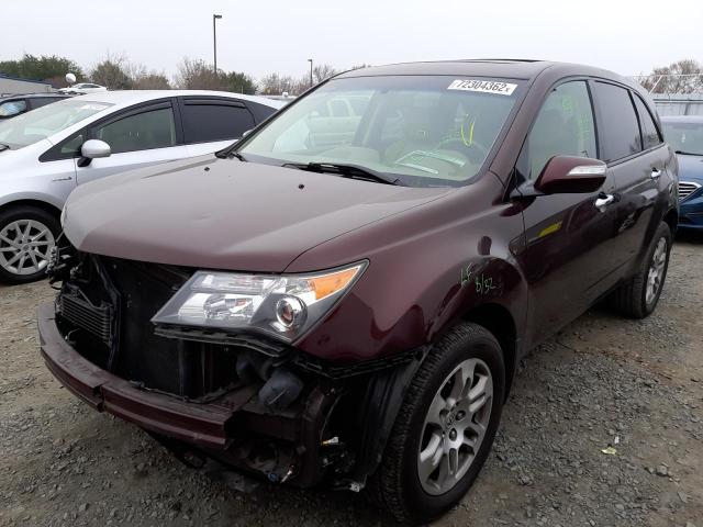 ACURA MDX TECHNO 2009 with VIN 2HNYD28479H523917 - Photo from auction
