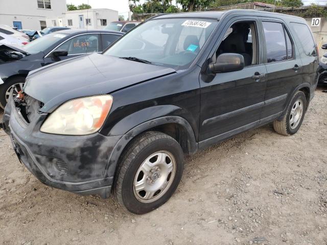 HONDA CR-V LX 2006 with VIN SHSRD68576U409338 - Photo from auction