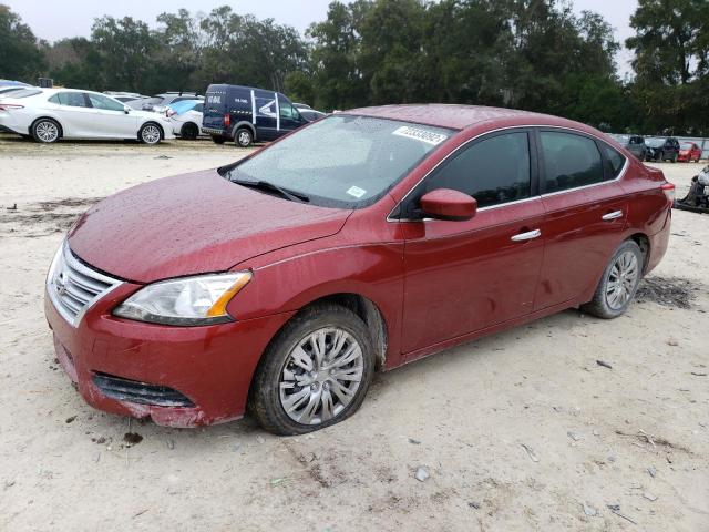 NISSAN SENTRA S 2015 with VIN 3N1AB7AP8FL652687 - Photo from auction