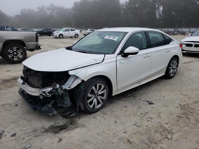 HONDA CIVIC LX 2022 with VIN 2HGFE2F22NH510029 - Photo from auction