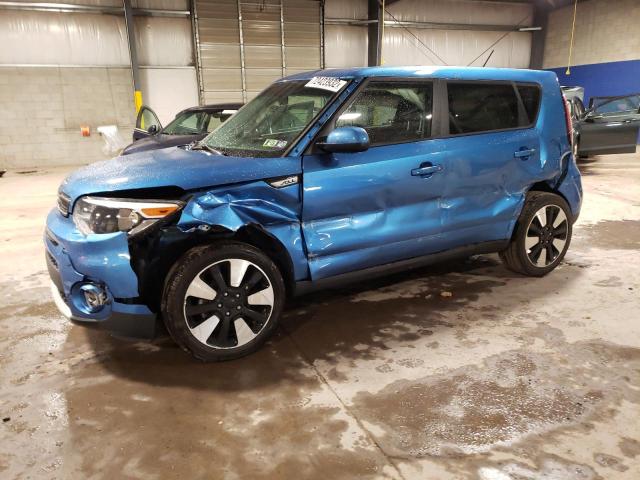 KIA SOUL + 2019 with VIN KNDJP3A50K7650744 - Photo from auction