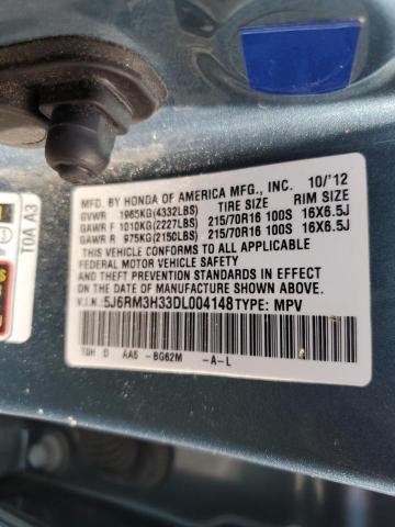 Photo 14 from auction – 2013 HONDA CR-V LX with VIN 5J6RM3H33DL004148