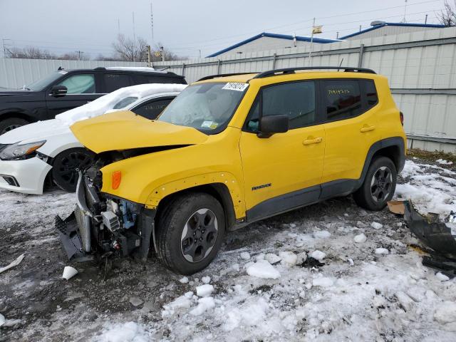 JEEP RENEGADE S 2017 with VIN ZACCJBAB0HPF96724 - Photo from auction