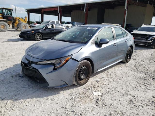 TOYOTA COROLLA LE 2020 with VIN 5YFEPRAE8LP035539 - Photo from auction