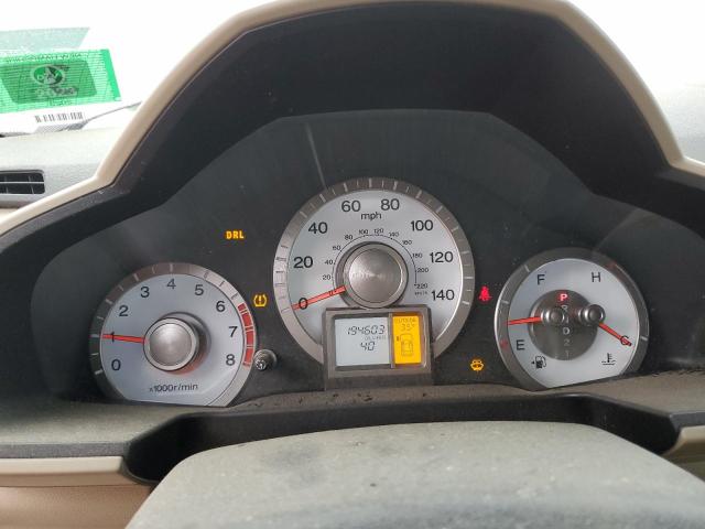 Photo 9 from auction – 2009 HONDA PILOT EXL with VIN 5FNYF48539B028656