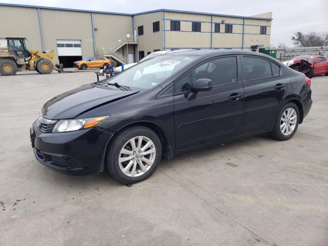HONDA CIVIC EX 2012 with VIN 2HGFB2F82CH331371 - Photo from auction