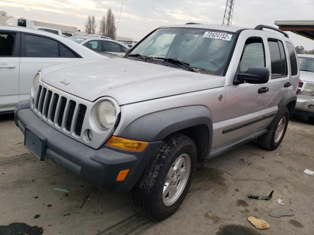 JEEP LIBERTY SP 2007 with VIN 1J4GL48K77W604942 - Photo from auction