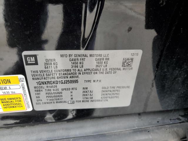 Photo 14 from auction – 2016 CHEVROLET TRAVERSE L with VIN 1GNKRGKD1GJ250995