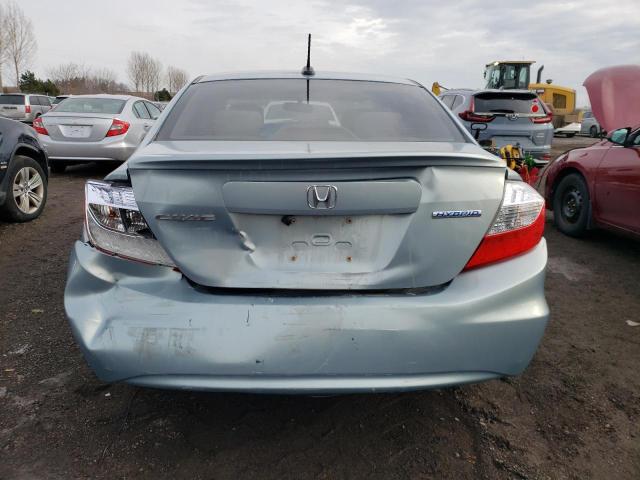 Photo 6 from auction – 2012 HONDA CIVIC HYBR with VIN JHMFB4F23CS800027