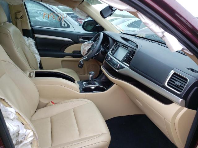 Photo 5 from auction – 2016 TOYOTA HIGHLANDER with VIN 5TDKKRFH6GS145278