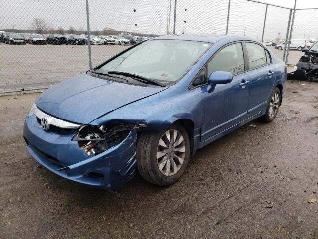 HONDA CIVIC EX 2009 with VIN 1HGFA15869L017572 - Photo from auction