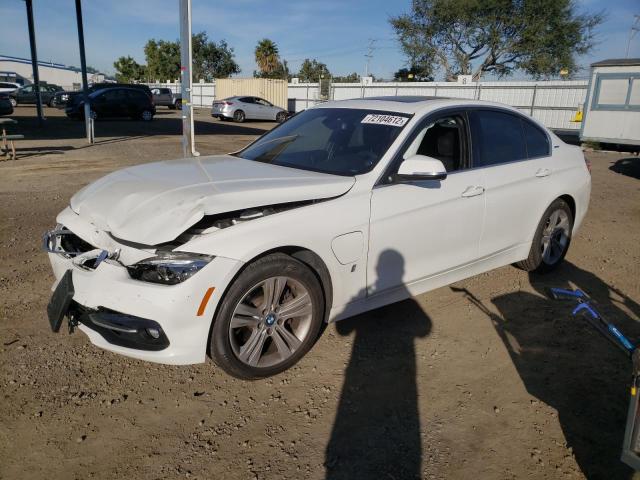 BMW 330E 2018 with VIN WBA8E1C5XJA180386 - Photo from auction
