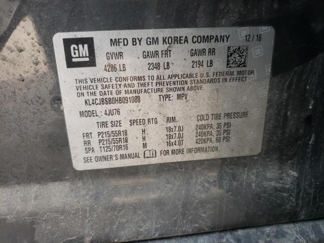 Photo 14 from auction – 2017 BUICK ENCORE PRE with VIN KL4CJBSB0HB091088