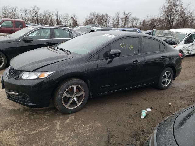 HONDA CIVIC SE 2015 مع رقم تعريف المركبة 19XFB2F72FE216615 - صورة من المزاد