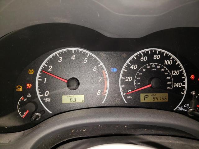Photo 9 from auction – 2009 TOYOTA COROLLA BA with VIN 2T1BU40E69C107380