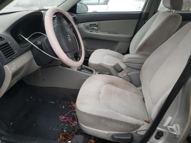 Photo 7 from auction – 2009 KIA SPECTRA EX with VIN KNAFE221395633618