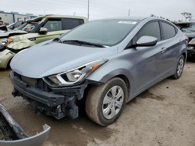 HYUNDAI ELANTRA SE 2016 with VIN 5NPDH4AEXGH676707 - Photo from auction