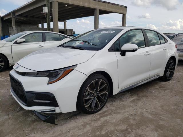 TOYOTA COROLLA XS 2022 with VIN 5YFT4MCE4NP134846 - Photo from auction