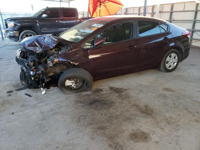 KIA FORTE LX 2017 with VIN 3KPFK4A7XHE129549 - Photo from auction