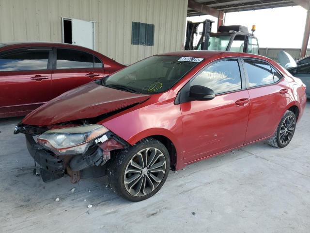 TOYOTA COROLLA L 2015 with VIN 5YFBURHE6FP219190 - Photo from auction