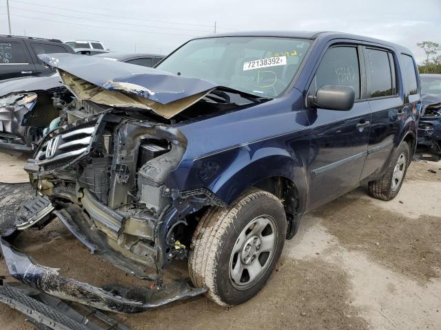 HONDA PILOT LX 2015 with VIN 5FNYF3H20FB032708 - Photo from auction