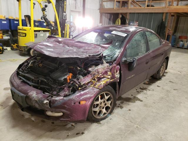 DODGE NEON BASE 2000 with VIN 1B3ES46C2YD800457 - Photo from auction