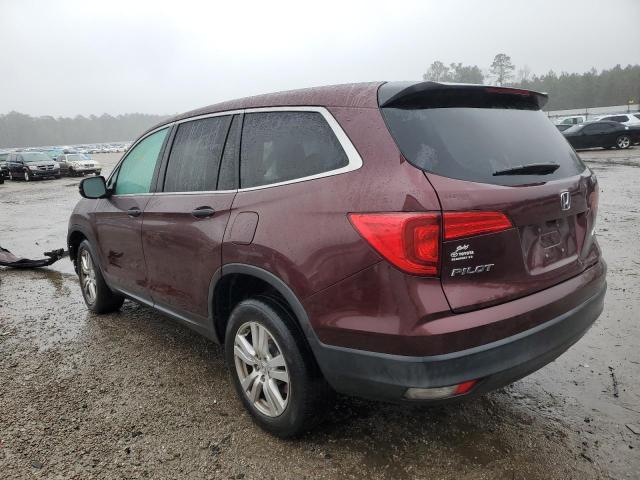 Photo 2 from auction – 2016 HONDA PILOT LX with VIN 5FNYF6H19GB082579