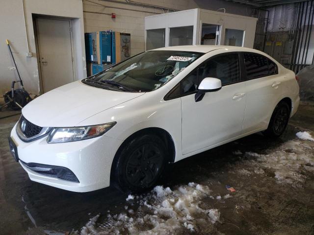 Photo 2 from auction – 2013 HONDA CIVIC LX with VIN 19XFB2F59DE225789