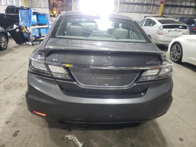 Photo 6 from auction – 2013 HONDA CIVIC HYBR with VIN 19XFB4F25DE203256
