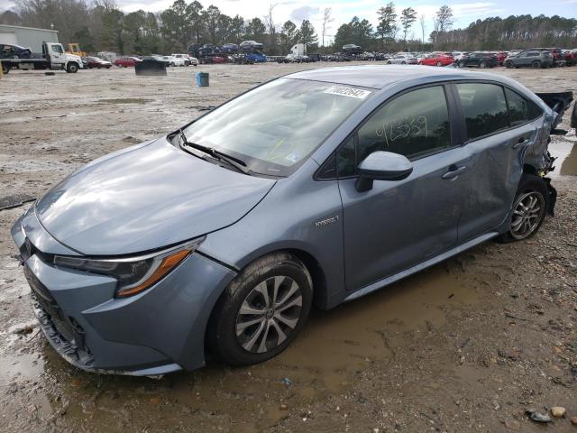 TOYOTA COROLLA LE 2021 with VIN JTDEAMDE1MJ028079 - Photo from auction