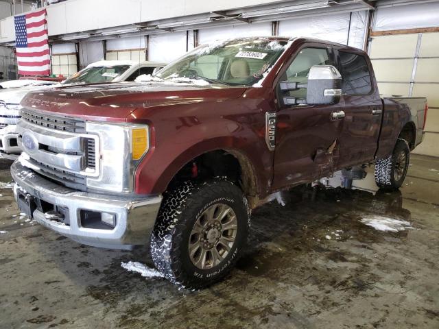 FORD F250 SUPER 2017 with VIN 1FT7W2B69HEB58281 - Photo from auction
