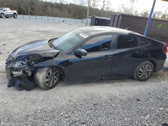 HONDA CIVIC EX 2018 with VIN 19XFC2F70JE017407 - Photo from auction