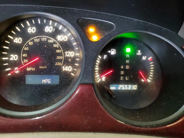 Photo 9 from auction – 2002 LEXUS ES 300 with VIN JTHBF30G625032879