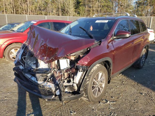 Photo 1 from auction – 2019 TOYOTA HIGHLANDER with VIN 5TDJZRFH0KS933473