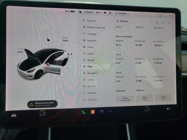 Photo 9 from auction – 2019 TESLA MODEL 3 with VIN 5YJ3E1EA9KF425212